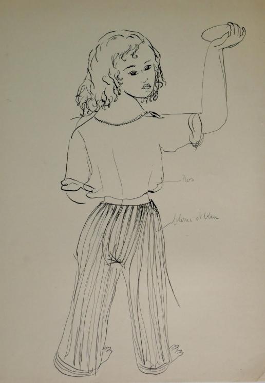 Janine JANET - Original drawing - Ink - Character 64