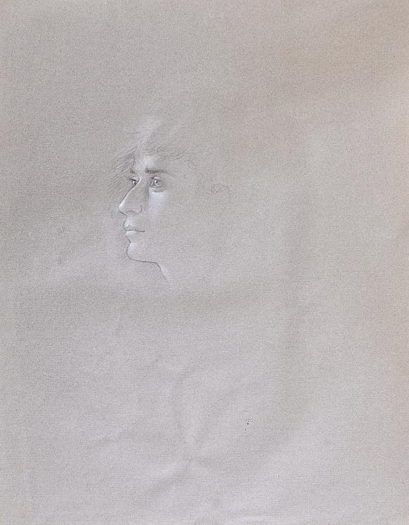 Janine JANET - Original drawing - Pencil - Portrait