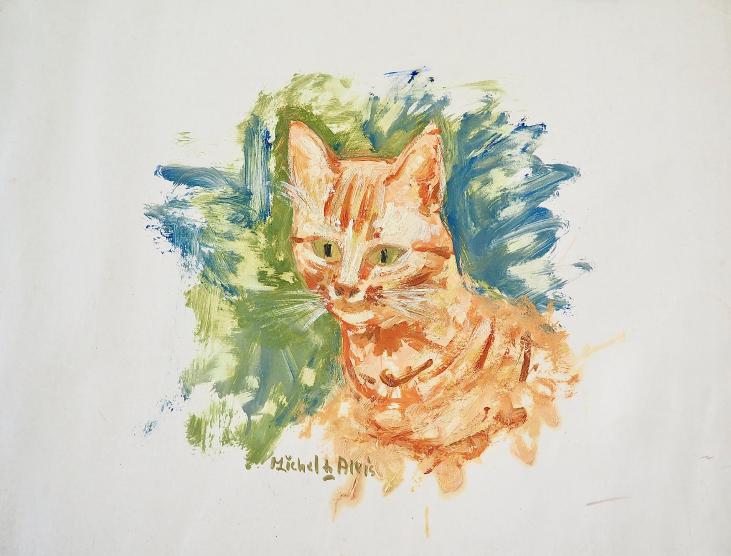 Michel DE ALVIS - Original Painting - Oil - Cat 1