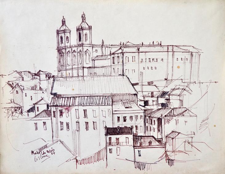 Michel DE ALVIS - Original drawing - Felts - Lisbon