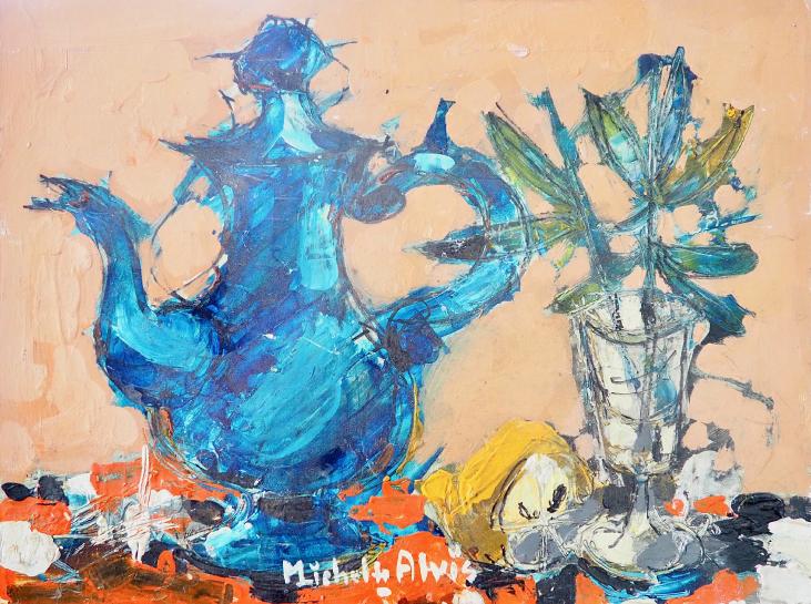 Michel DE ALVIS - Original Painting - Oil - Still life 15