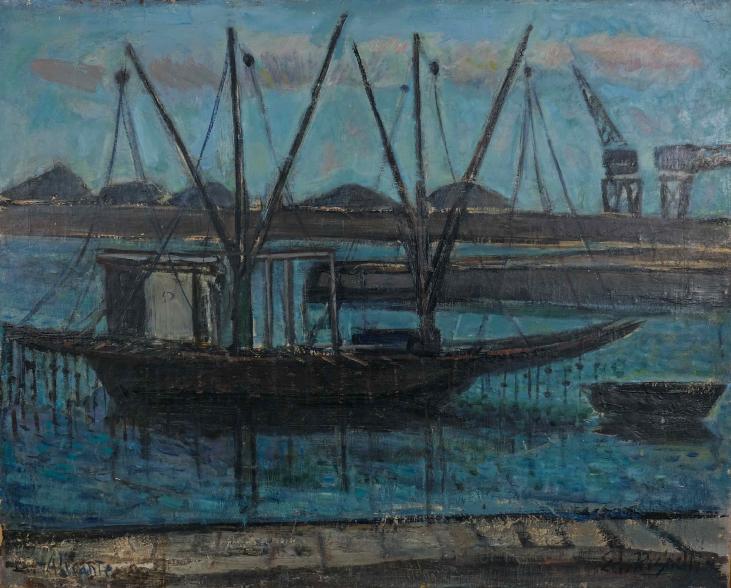Edouard RIGHETTI  - Original painting - Oil - Alicante
