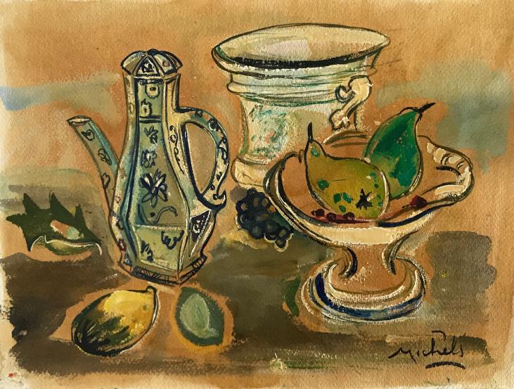 Janie Michels - Original painting - Oil - Still life, 1950