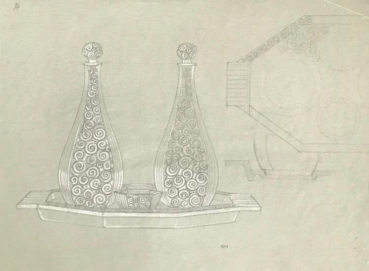 Pierre D'AVESN - Original drawing - Pencil and Pastel - Water service project