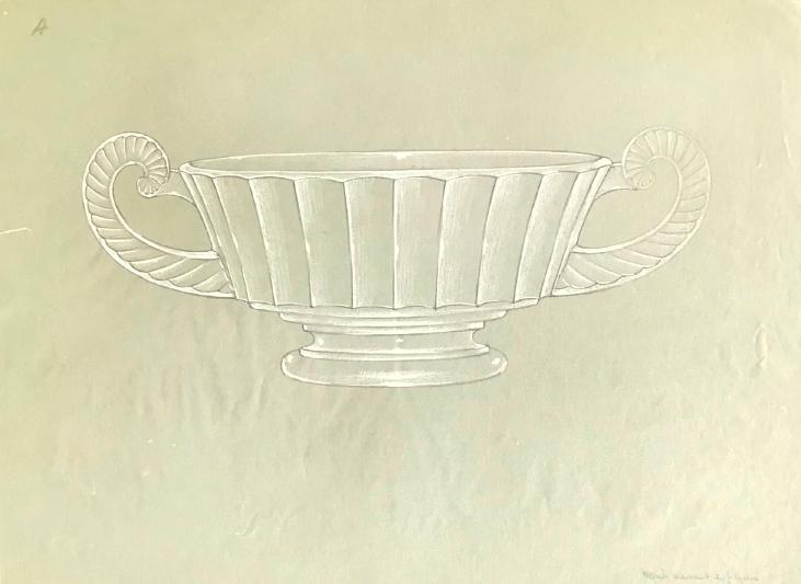 Pierre D'AVESN - Original drawing - Pencil and Gouache - Planter Project 2