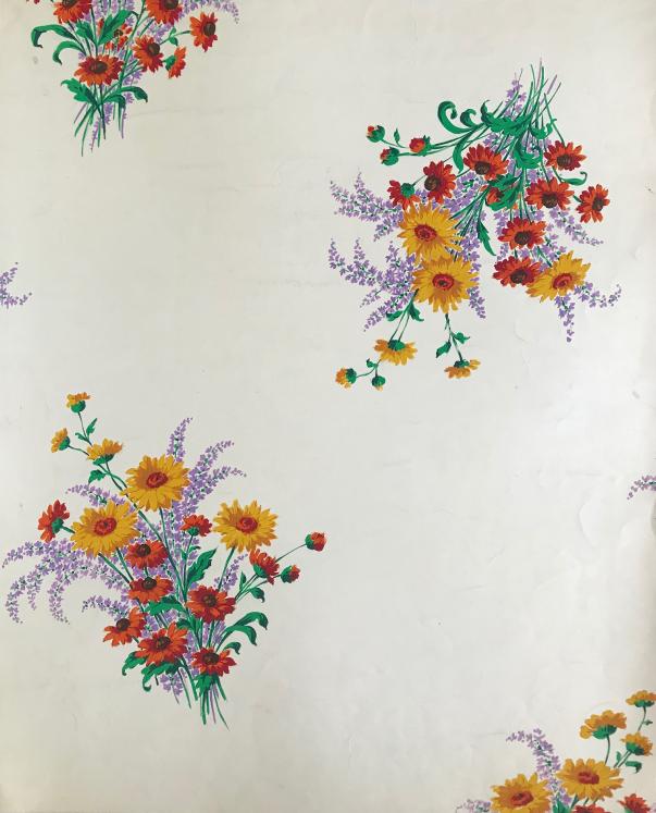 Lizzie Derriey - Original Painting - Gouache -  Fabric project 19