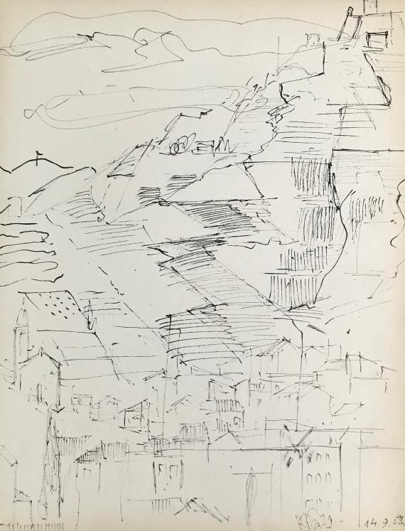 Lancelot Ney - Original drawing - Ink - Collioure 3