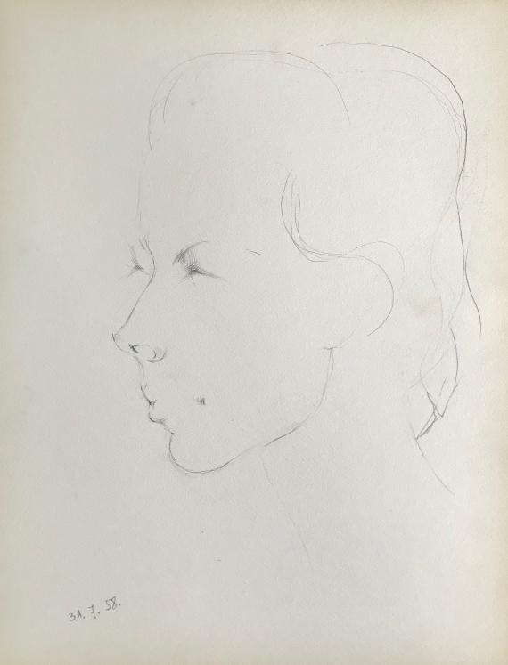 Lancelot Ney - Original drawing - Pencil - Portrait 2