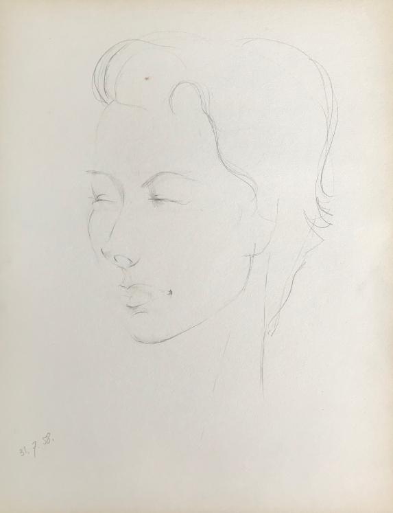 Lancelot Ney - Original drawing - Pencil - Portrait 3