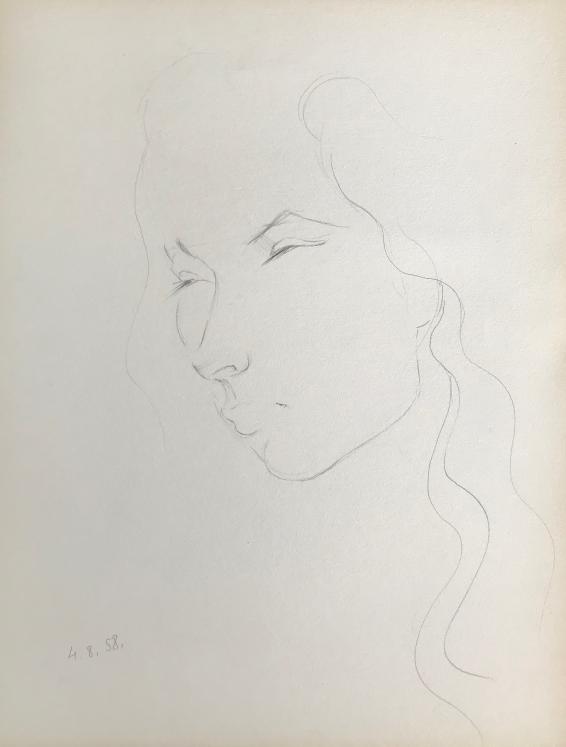 Lancelot Ney - Original drawing - Pencil - Portrait 5