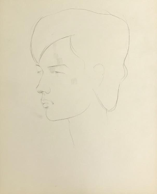 Lancelot Ney - Original drawing - Pencil - Portrait 12