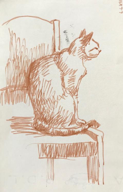 Hélène VOGT - Original drawing - Ink - Cat 12