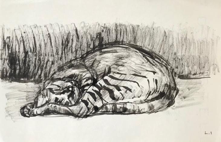Hélène VOGT - Original drawing - Ink - Cat 16