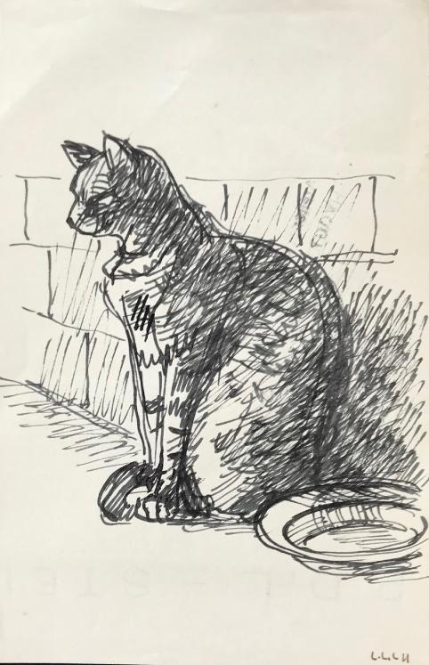 Hélène VOGT - Original drawing - Ink - Cat 18