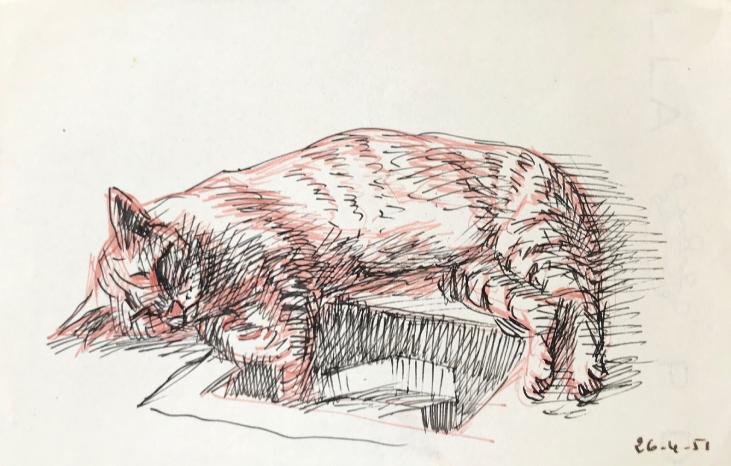 Hélène VOGT - Original drawing - Ink - Cat 20
