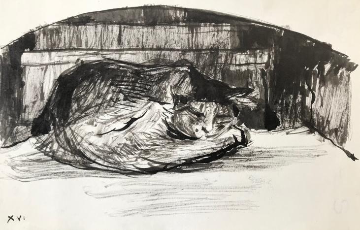 Hélène VOGT - Original drawing - Ink - Cat 21