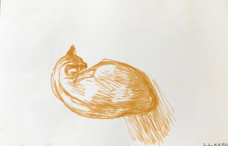 Hélène VOGT - Original drawing - Ink - Cat 27