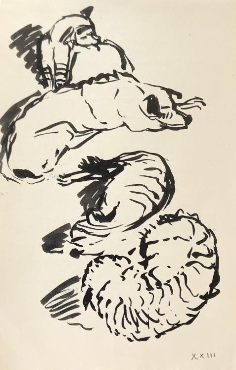Hélène VOGT - Original drawing - Ink - Cat 44