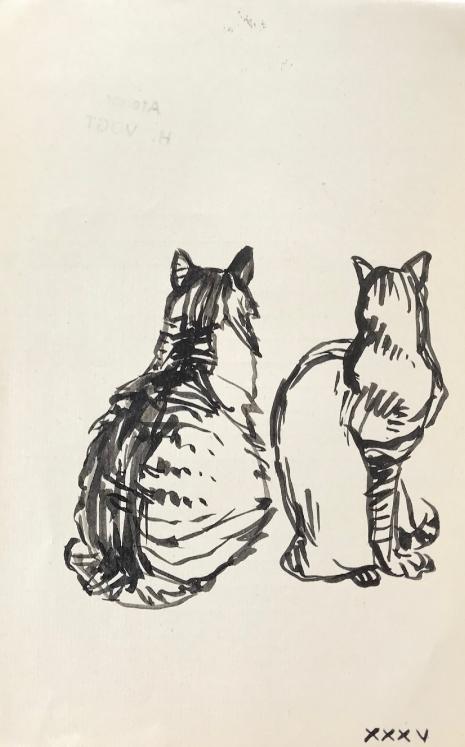 Hélène VOGT - Original drawing - Ink - Cat 60