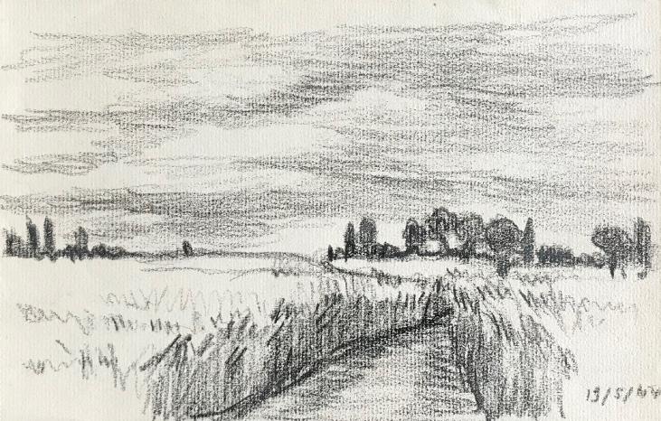 Hélène VOGT - Original drawing - Ink - Landscape 2