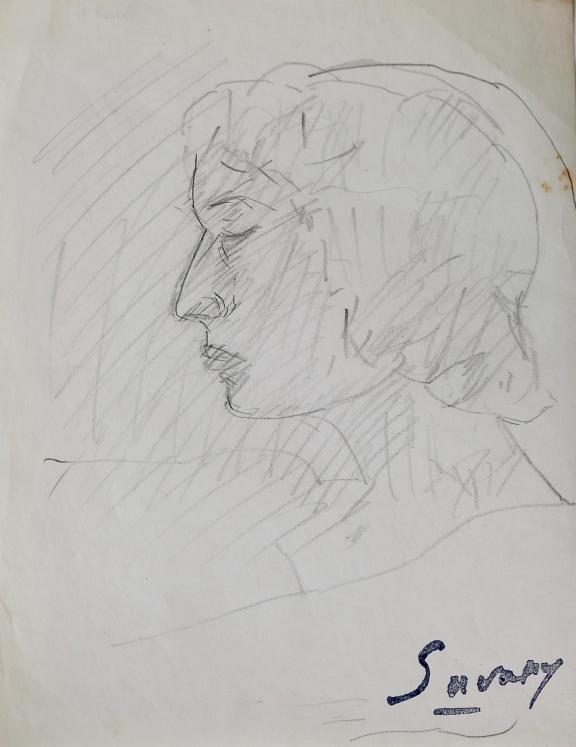 Robert SAVARY - Original drawing - Pencil - Portrait 9