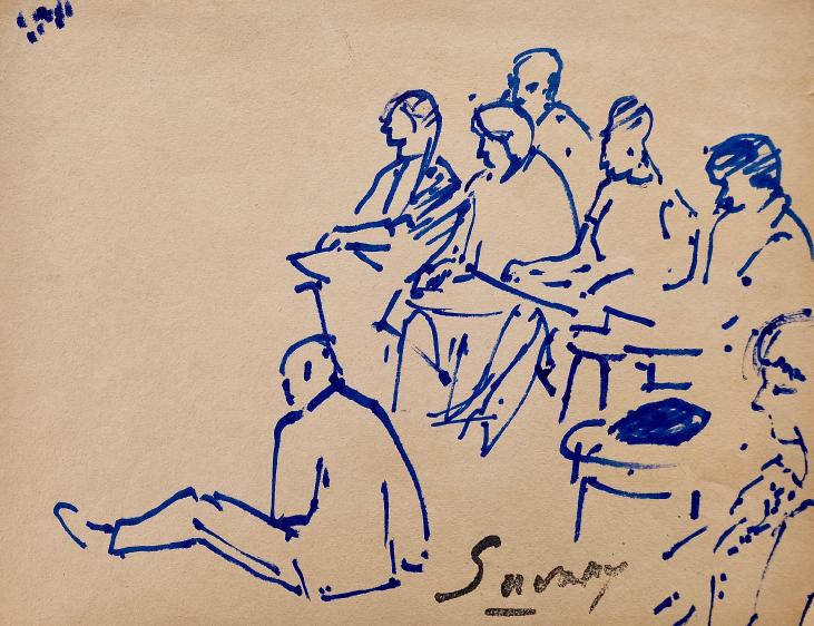 Robert SAVARY - Original drawing - Ink - Fine Arts students