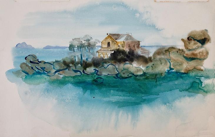 Janine JANET - Original painting - Watercolor - Landscape