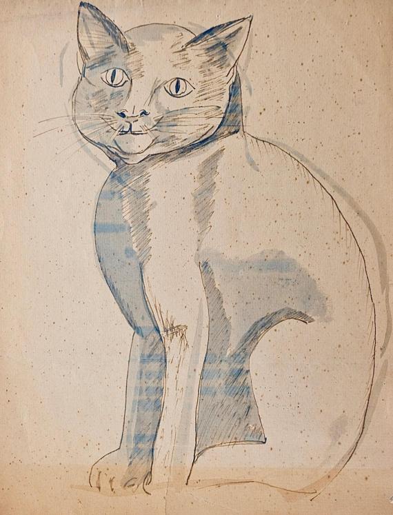 Janine JANET - Original painting - Watercolor - Cat 2