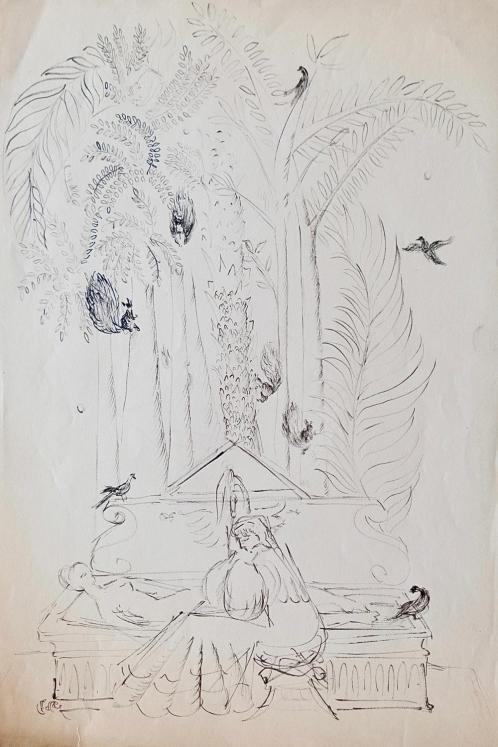 Janine JANET - Original drawing - Ink - Couple 5