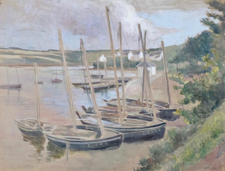 Paul CORDONNIER - Original Painting - Watercolor - Brittany coast
