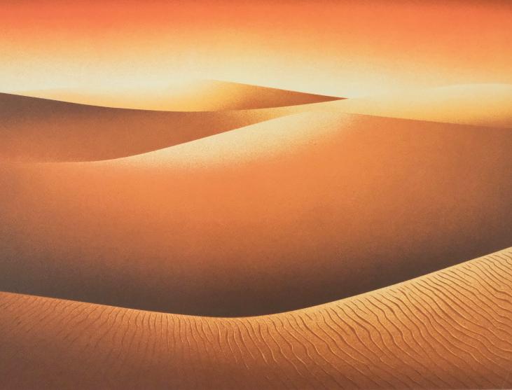 Daniel SCIORA - Original print - Lithograph - Dunes 2