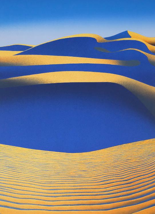 Daniel SCIORA - Original print - Lithograph - Dunes 3