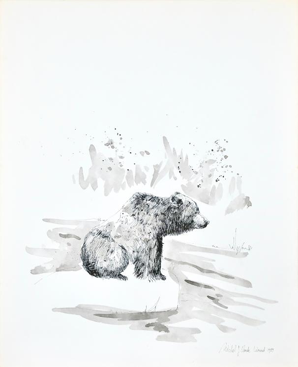 Jean-Claude LÉONARD MICHEL - Print - Lithograph - Bear 1
