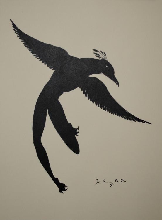 Frédéric DELANGLADE - Print - Lithograph - Zodiac Phoenix