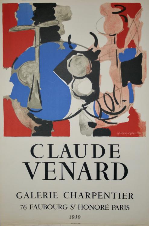 Claude VENARD - Original poster - Charpentier Gallery 1959