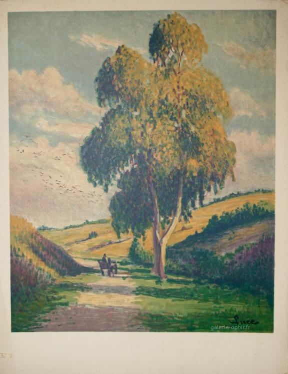 Maximilien LUCE - Original print - Lithograph - Country road