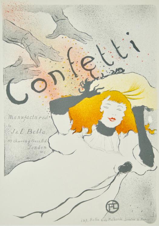 Henri de TOULOUSE-LAUTREC (after) - Print - Lithograph - Confetti