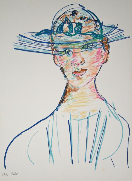Woman in the hat