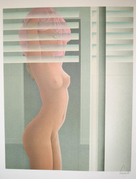 Daniel SCIORA - Original print - Lithograph - Naked woman