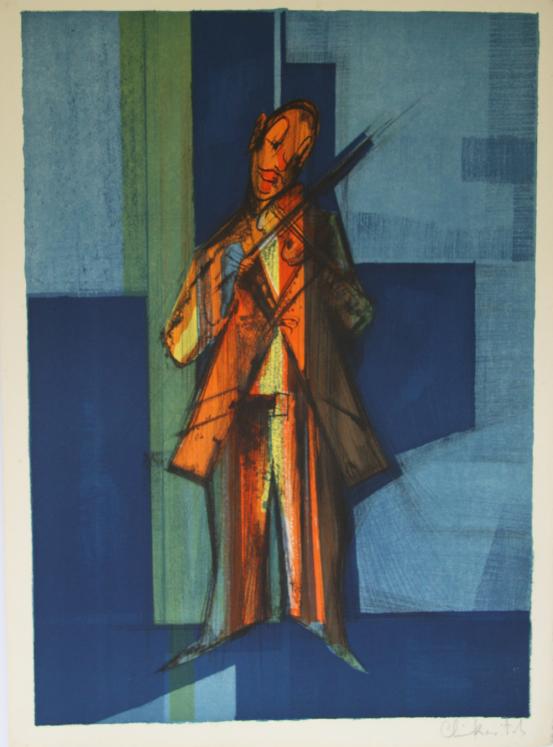 CHIMKEVITCH Sacha - Original print - Lithograph - The clown