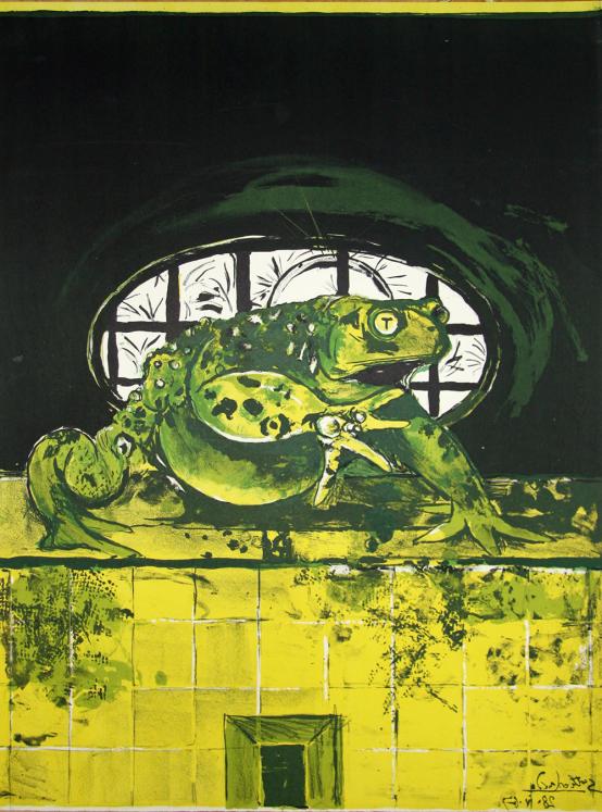 Graham SUTHERLAND - Original print - Lithograph - The toad