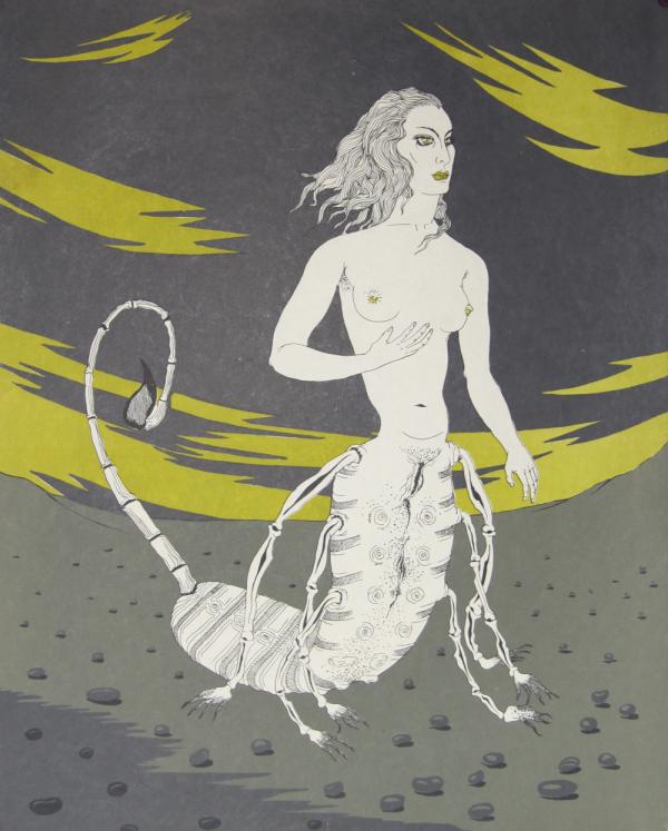 Félix LABISSE - Print - Lithograph - The Antigone