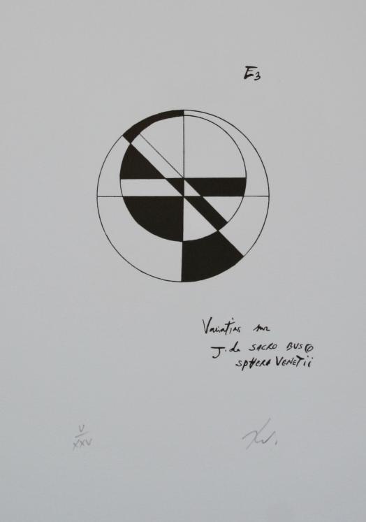 Richard TEXIER - Original print - Lithograph -  Sphera Veniti