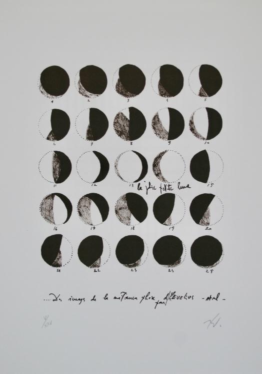 Richard TEXIER - Original print - Lithograph - Lenelius