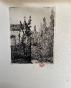 Alexandre Genaille - Original print - Dry point - The circular tower