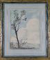 Pierre-Edmond PERADON - Original painting - Watercolor - The tree by the water