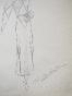 VIONNET Workshop - Original drawing - Pencil - Dress 73