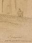 Auguste ROUBILLE - Original drawing - Pencil - St Lazare