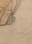 Auguste ROUBILLE - Original drawing - Pencil - Car 8