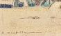 Auguste ROUBILLE - Original drawing - Pencil - Beach at Deauville
